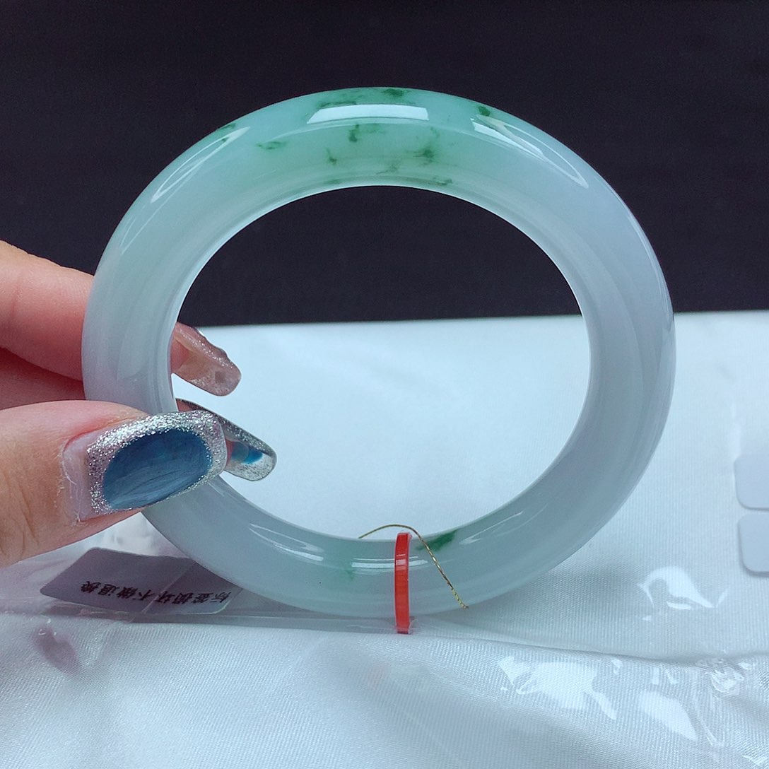 未镶嵌手镯翡翠55圈821