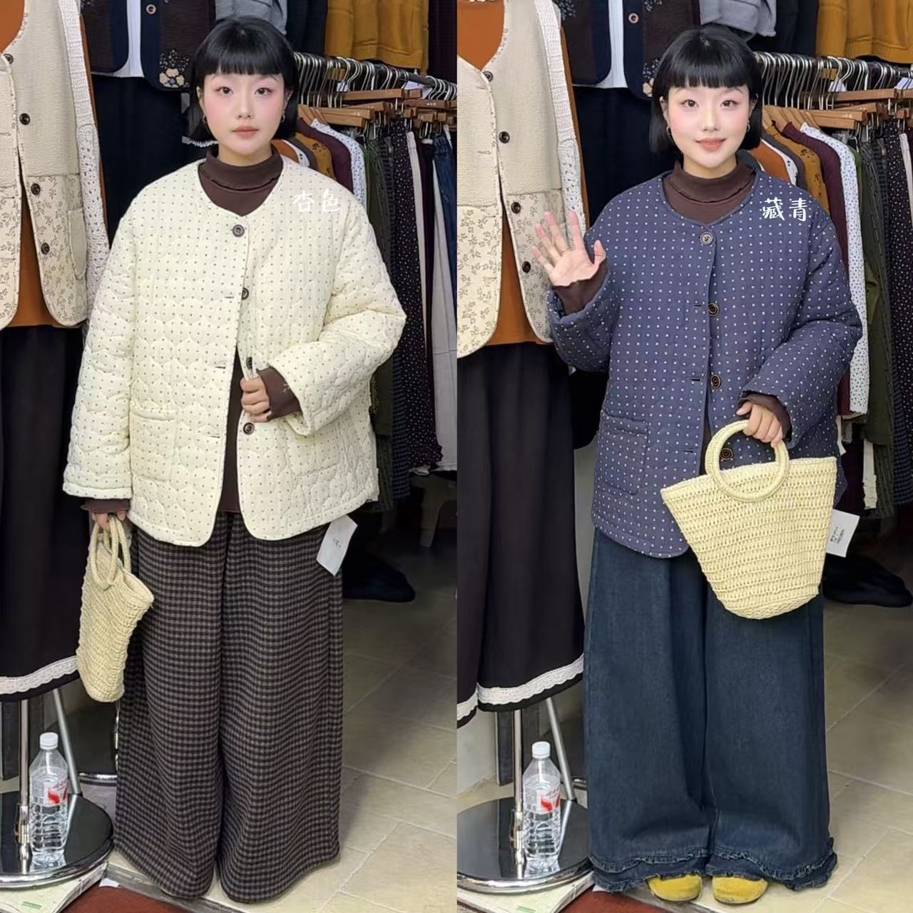 XH#8905#日系棉服外套 FL