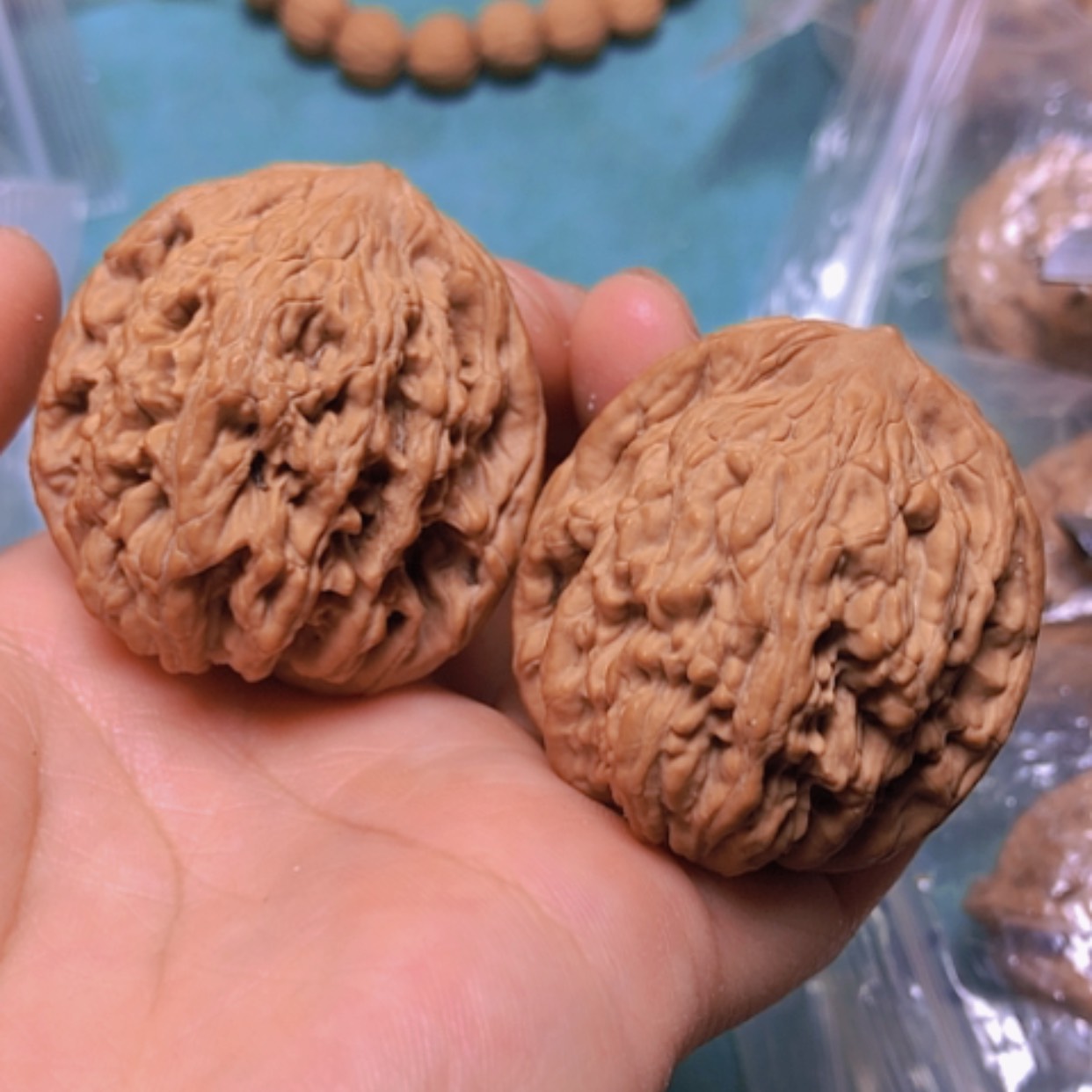 【闪购商品】核桃摆件38.5麦虎修尖