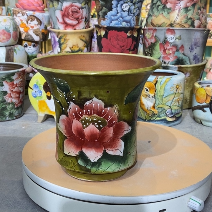 红陶景德镇艺术手绘作品