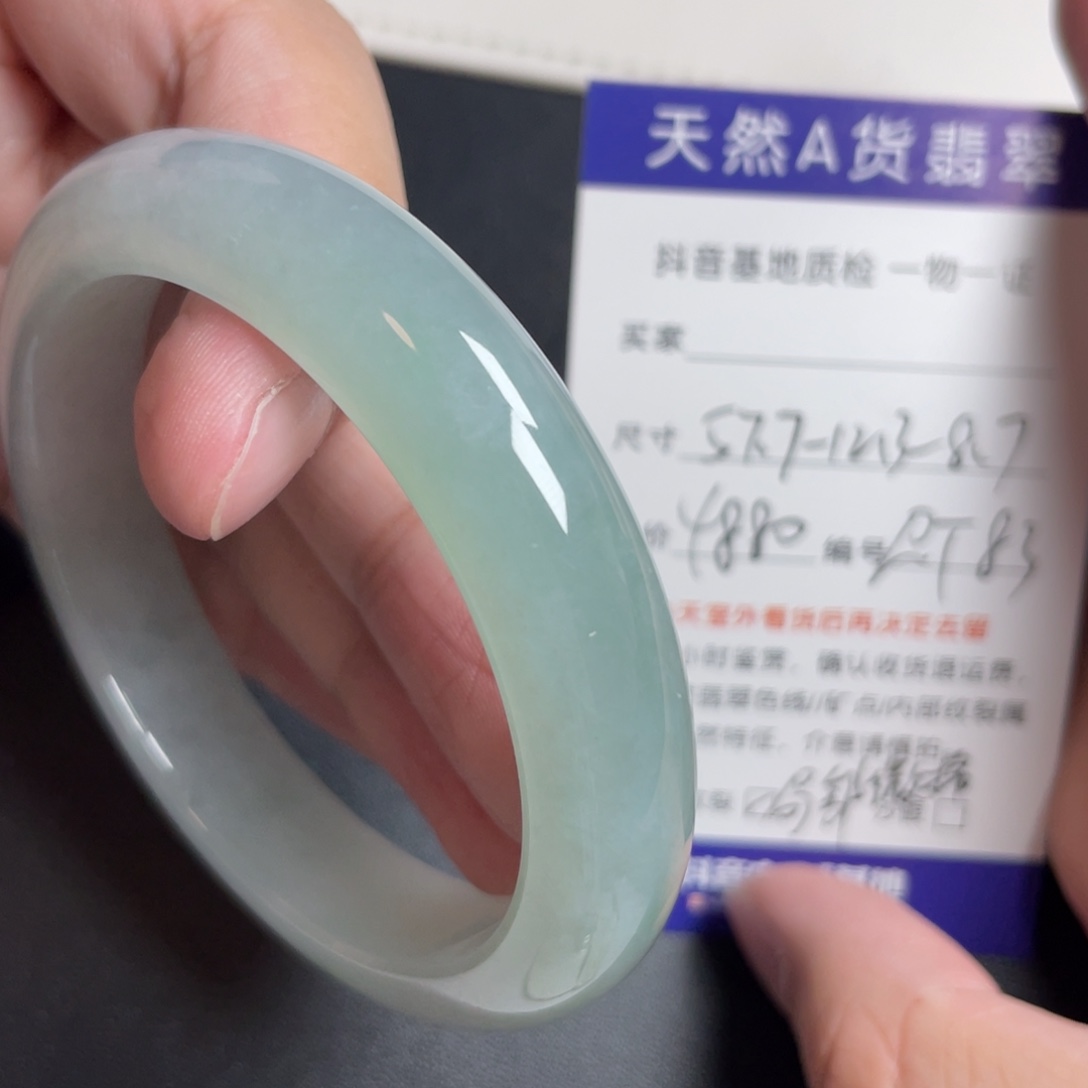 翡翠未镶嵌手镯翡翠