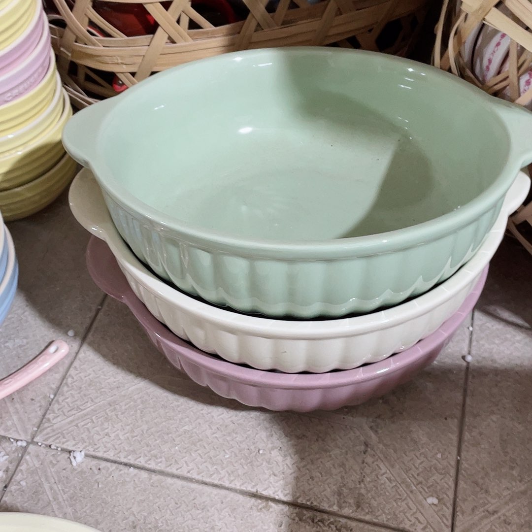 瓷微瑕陶瓷餐具家用 一个