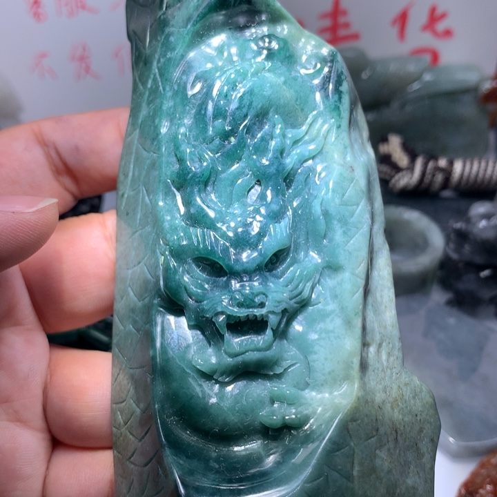 翡翠颈饰未镶嵌保真天然A货翡翠