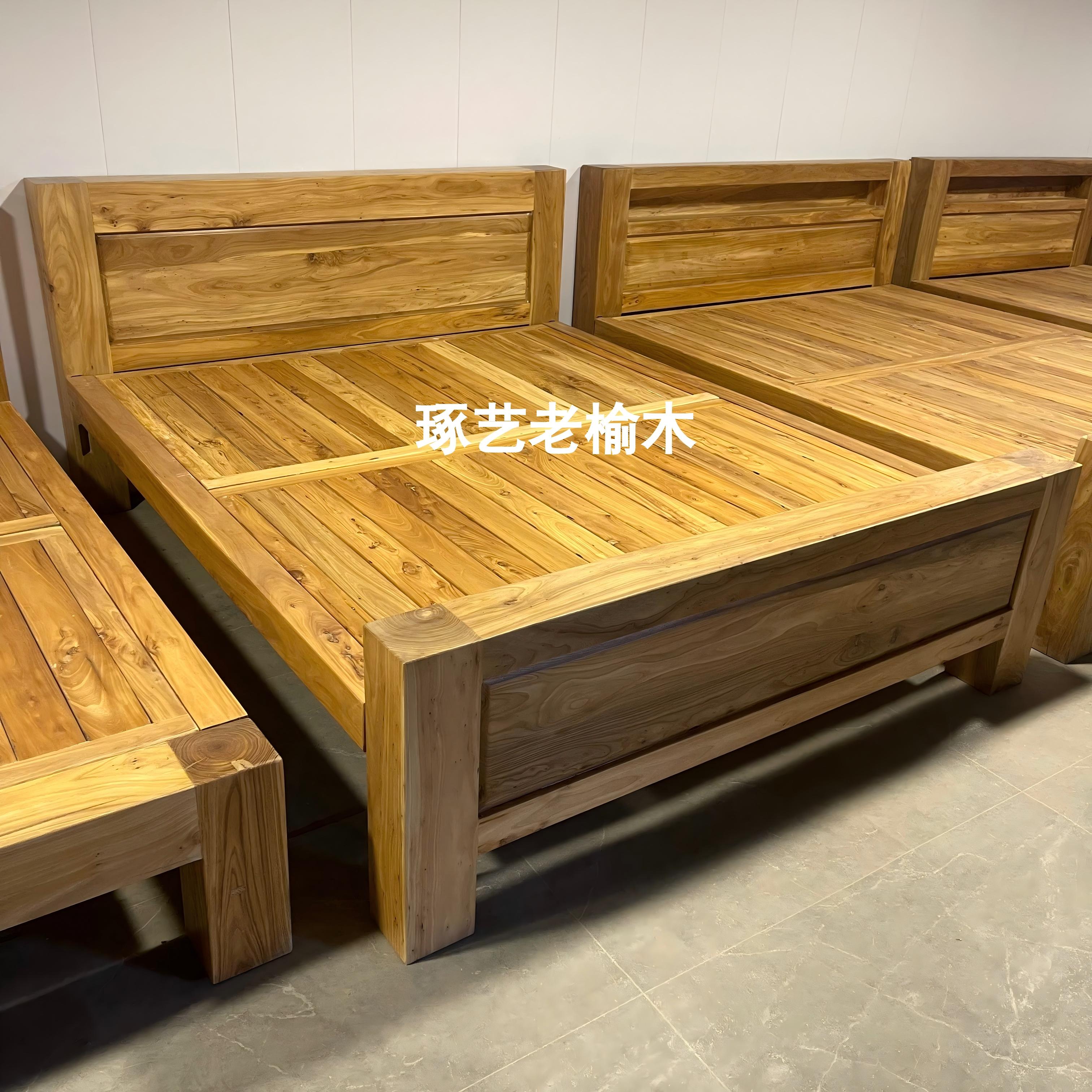 素面高床尾 满铺床板 内径180×200 外径180×228 高度可调节45/30