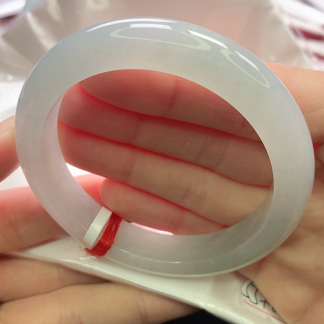 翡翠未镶嵌手镯缅甸5455