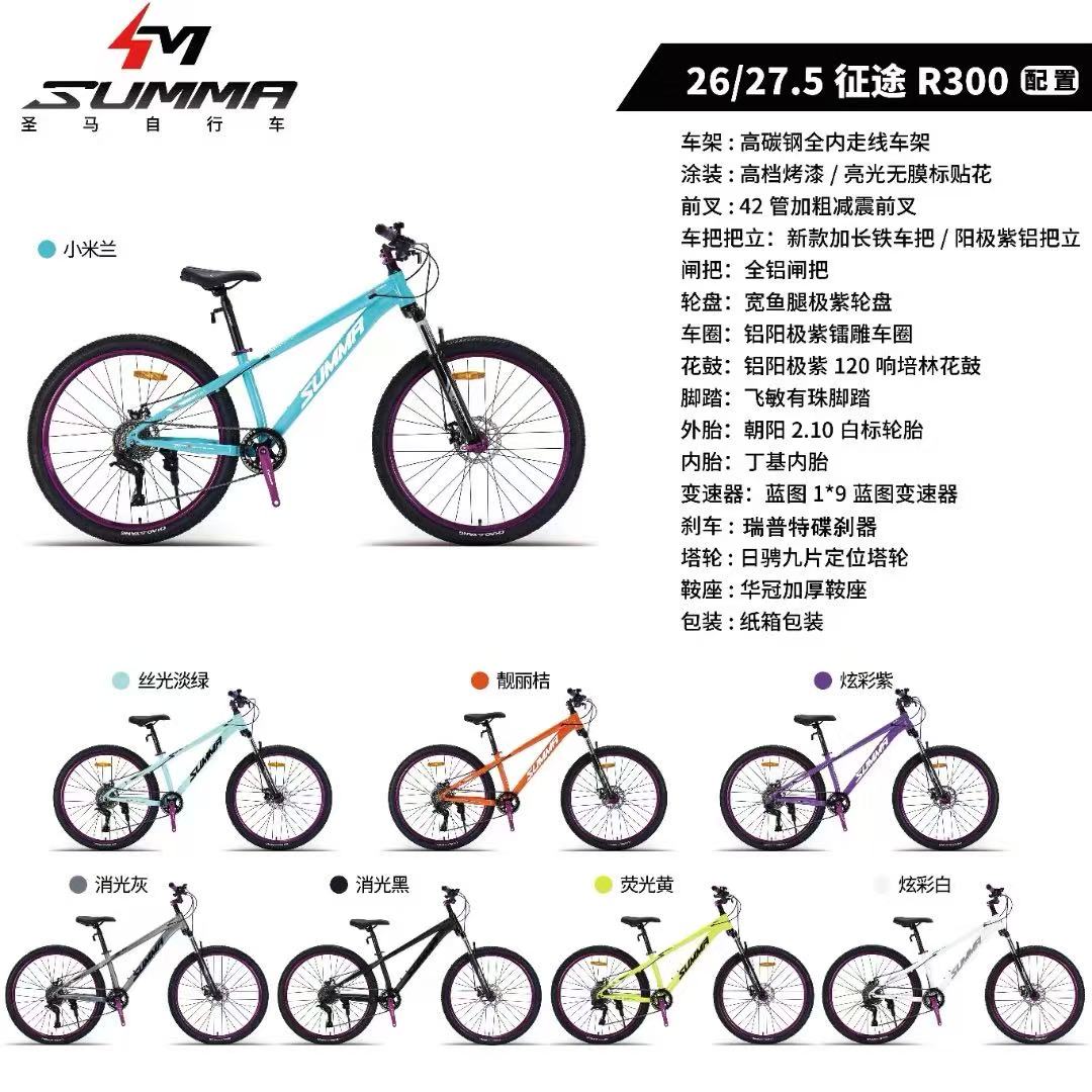 圣马征途R300山地越野变速自行车
