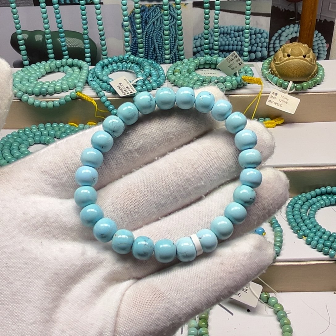 绿松石未镶嵌手链