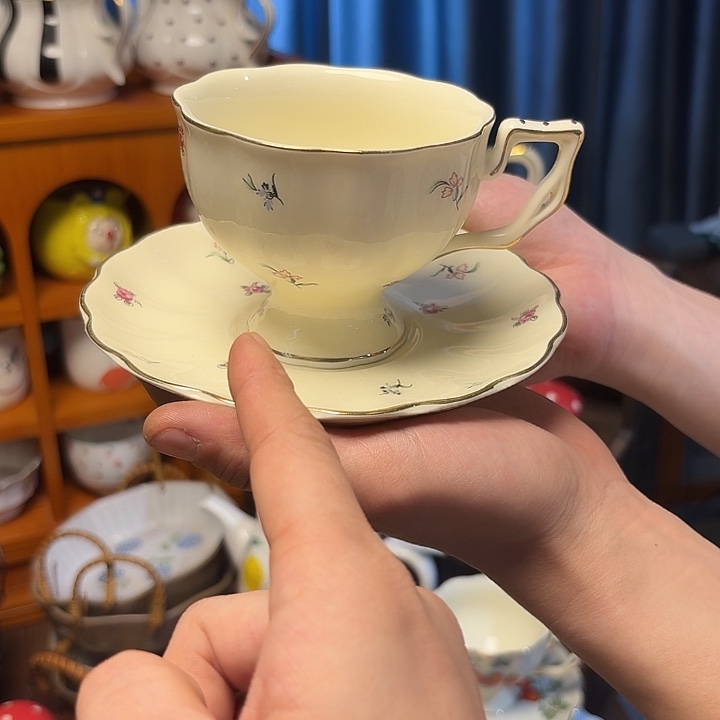 罐景德镇陶瓷带盖碗