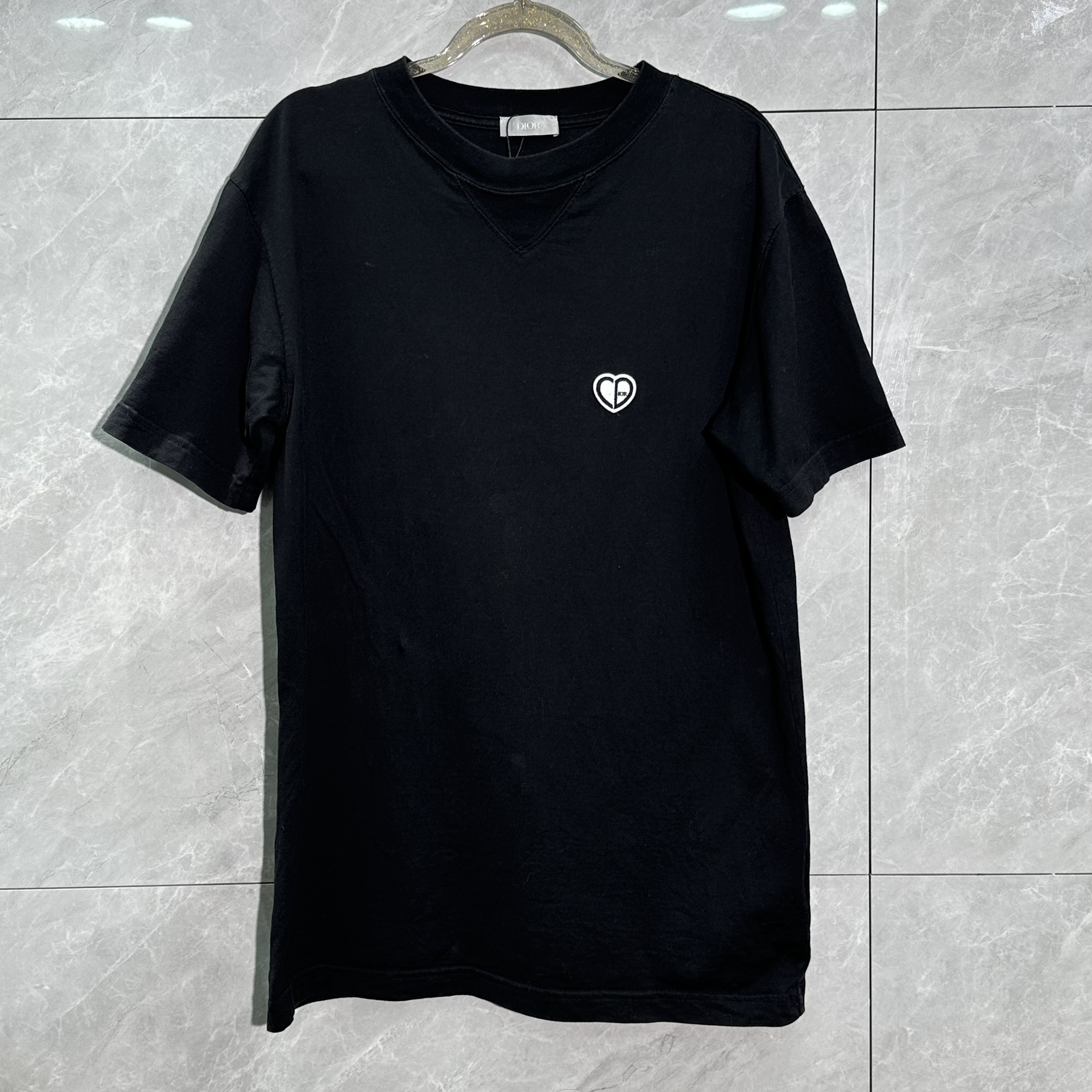 99新 DIOR/迪奥 xxs码 迪奥 爱心字母短袖