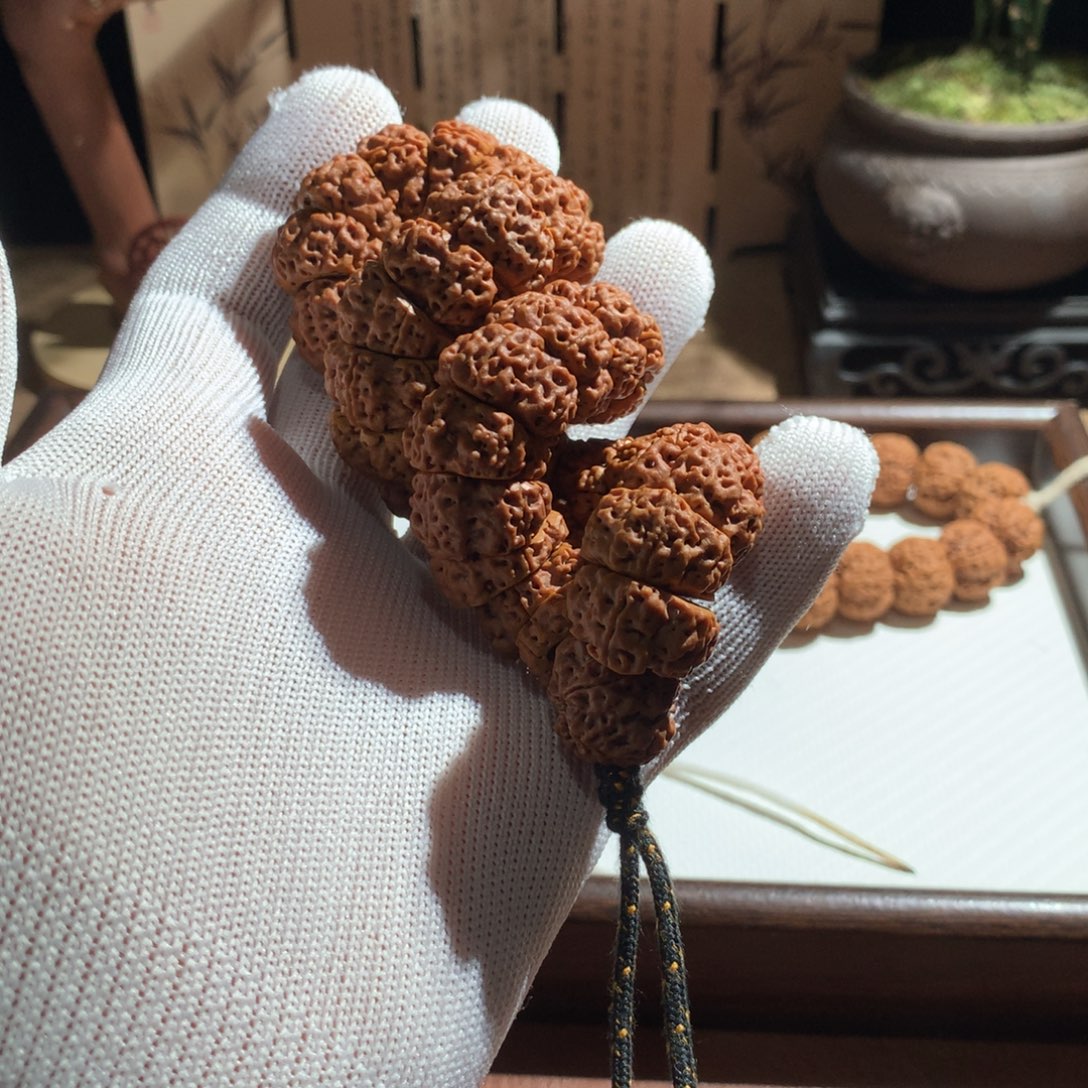 毛***点金刚菩提吊坠精工大肠