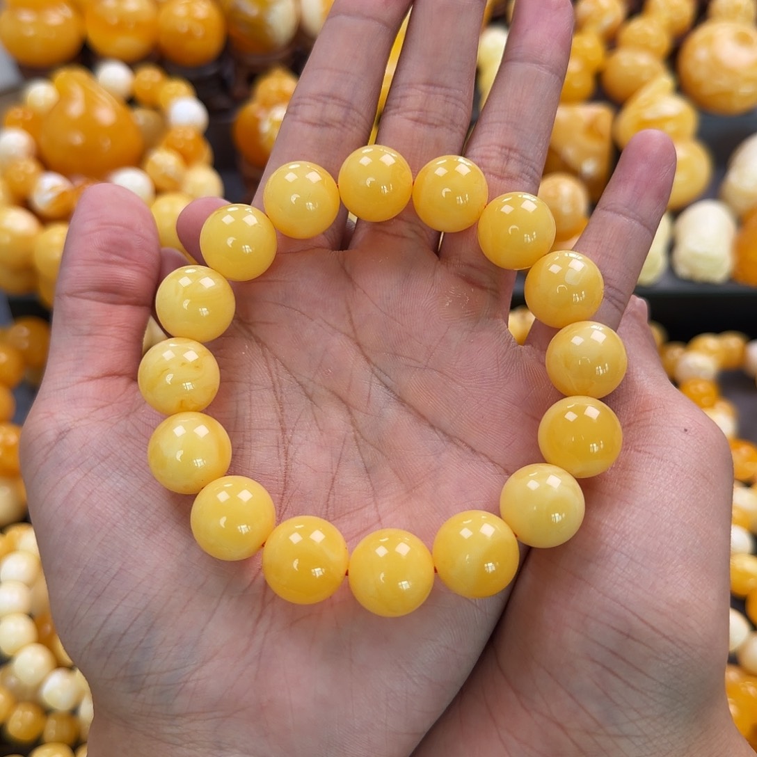 琥珀未镶嵌珠宝奇石15mm同料