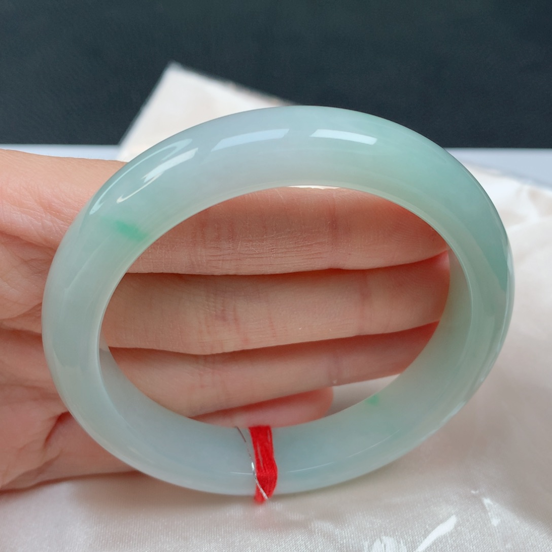 翡翠手镯未镶嵌58正圈