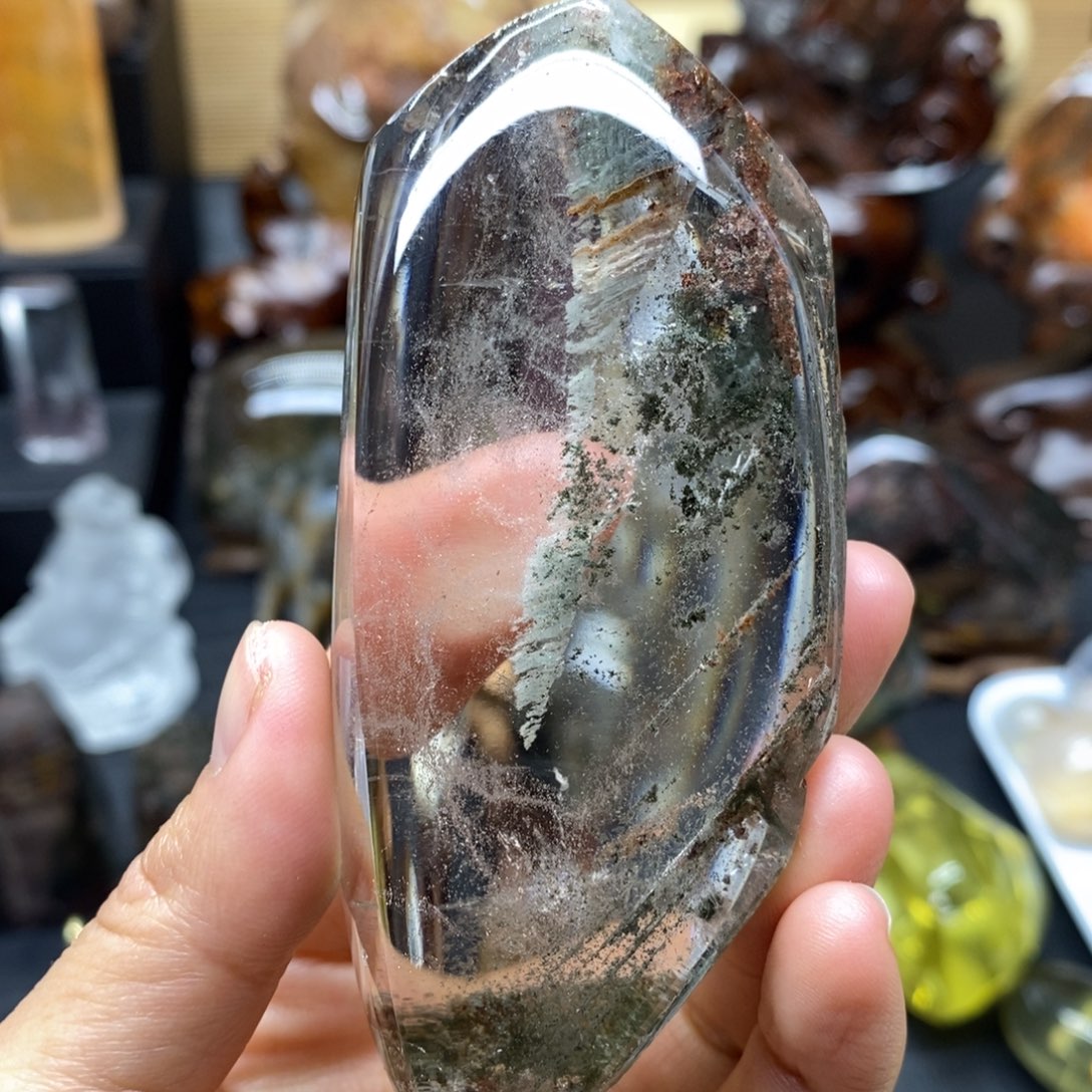 原石手把摆件未镶嵌水晶