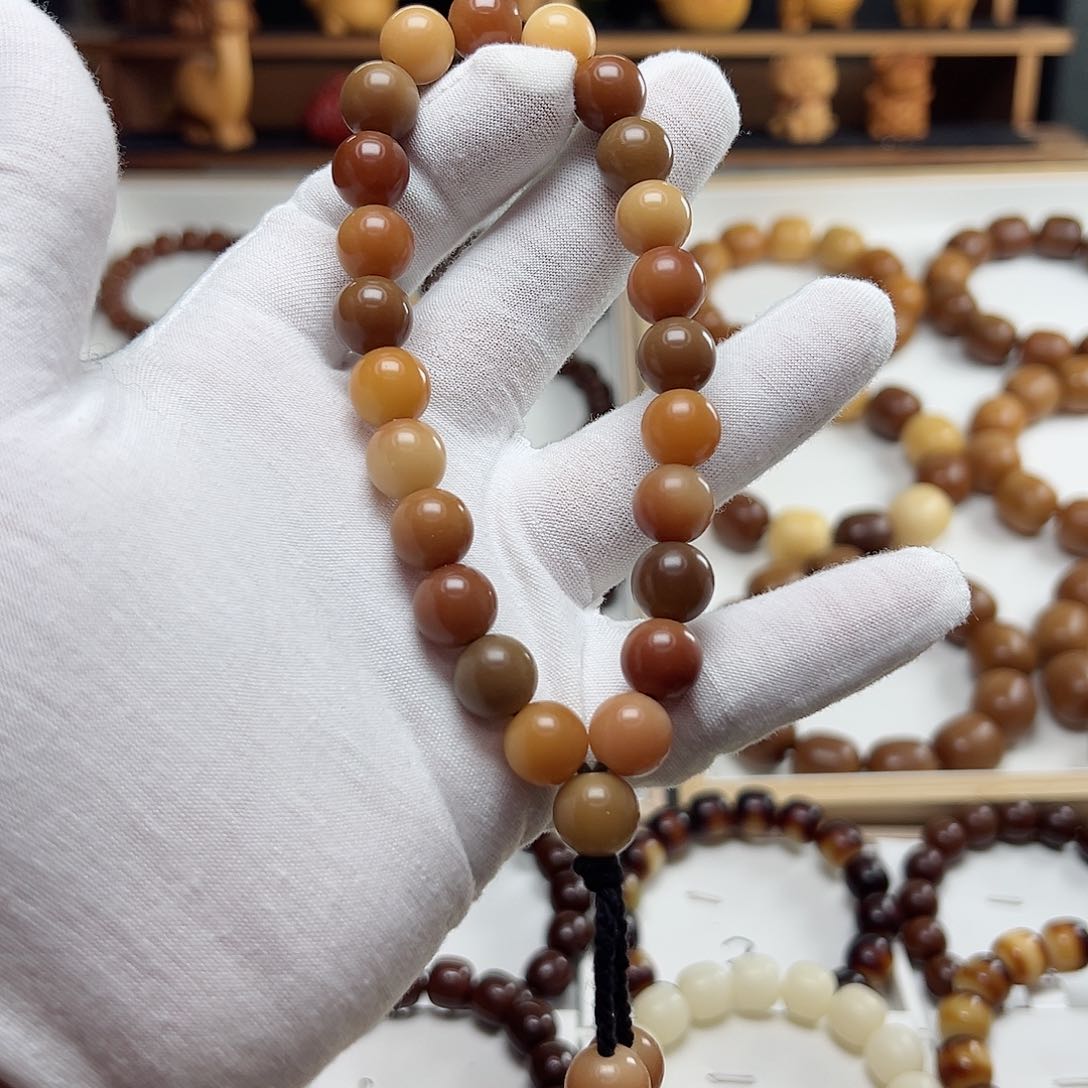 菩提根/象牙果手串卡11 干磨手持S6