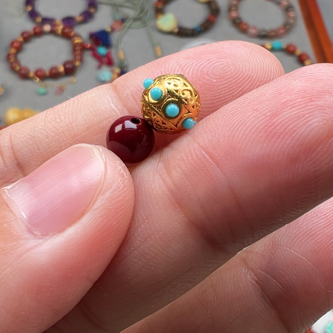 南红玛瑙未镶嵌颈饰