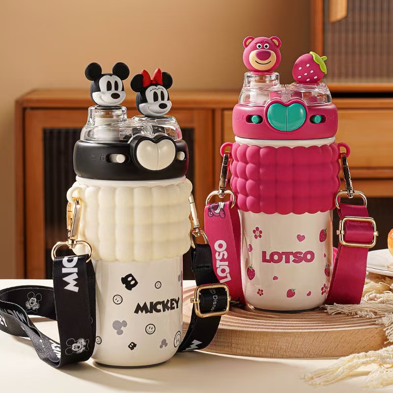 609 保温水杯男女2024新款高颜值卡通公仔杯子316不锈钢水杯