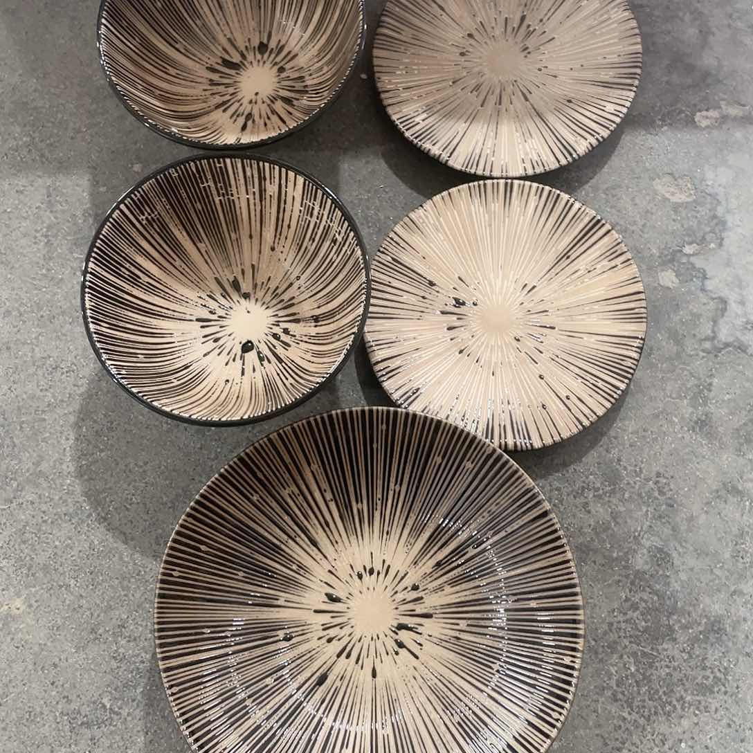 美浓烧黑色五件套