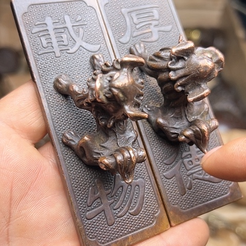 铜制文玩把玩物件