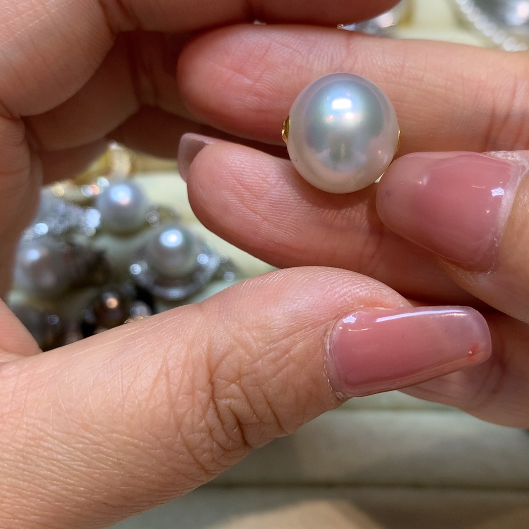 海水珍珠颈饰18K金镶嵌