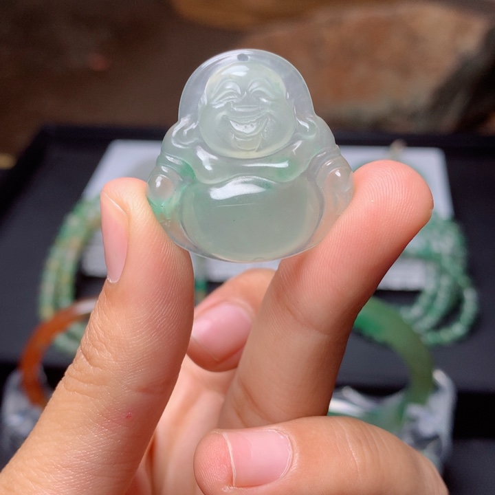 石英质玉未镶嵌吊坠(不含链)