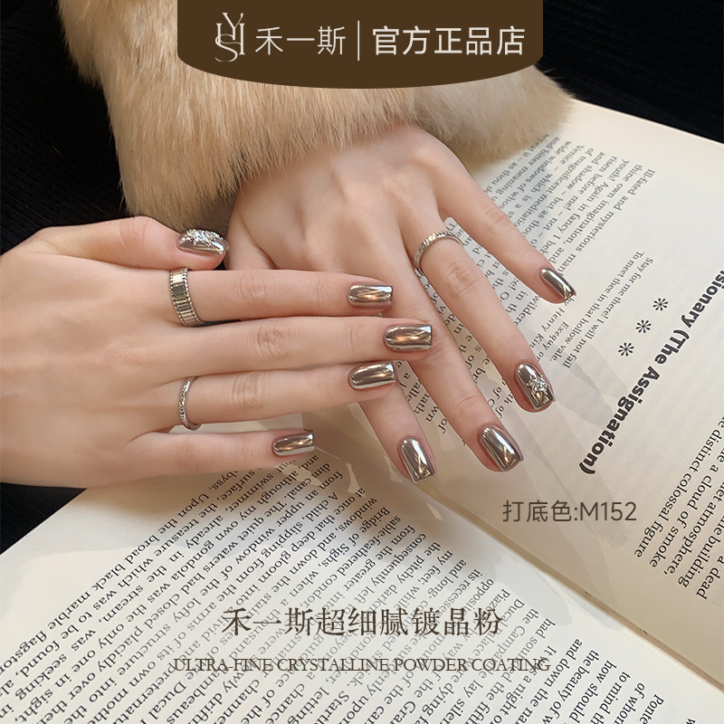 网红新款美甲超细腻镀晶粉仙女粉超亮电镀粉美甲店专用饰品