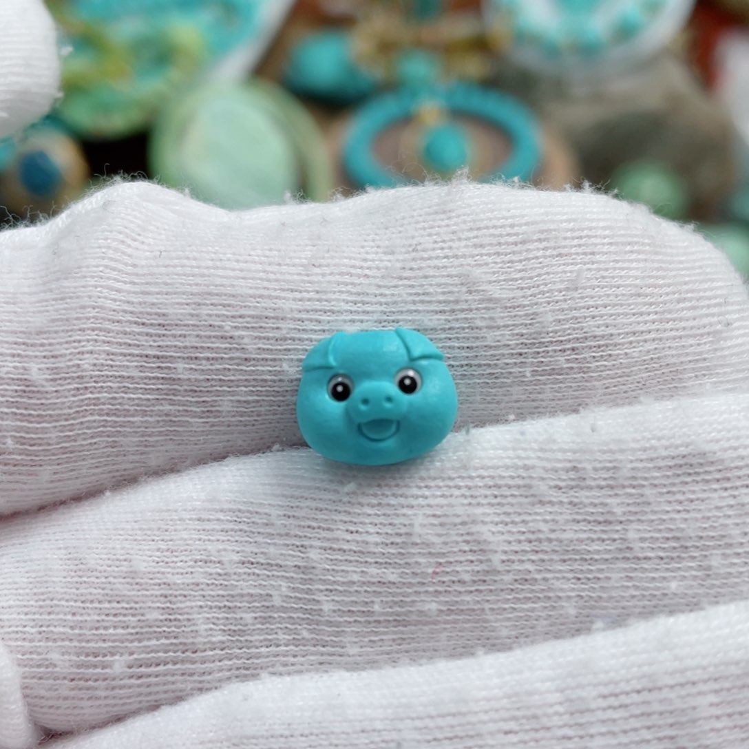 绿松石珠宝奇石未镶嵌