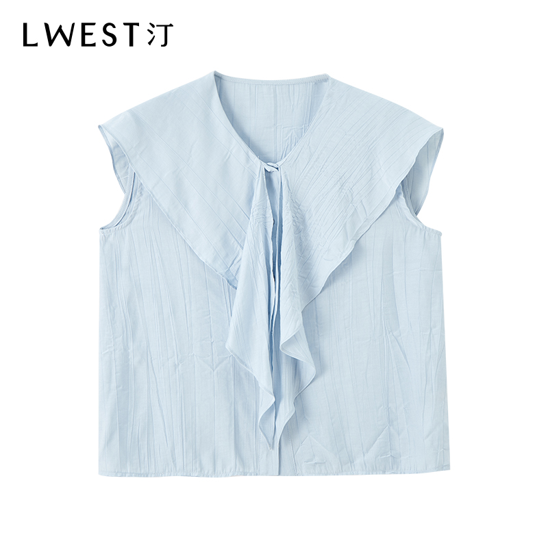 【林一专属】朗文斯汀纯色设计感气质小衫DZMX4206C12596