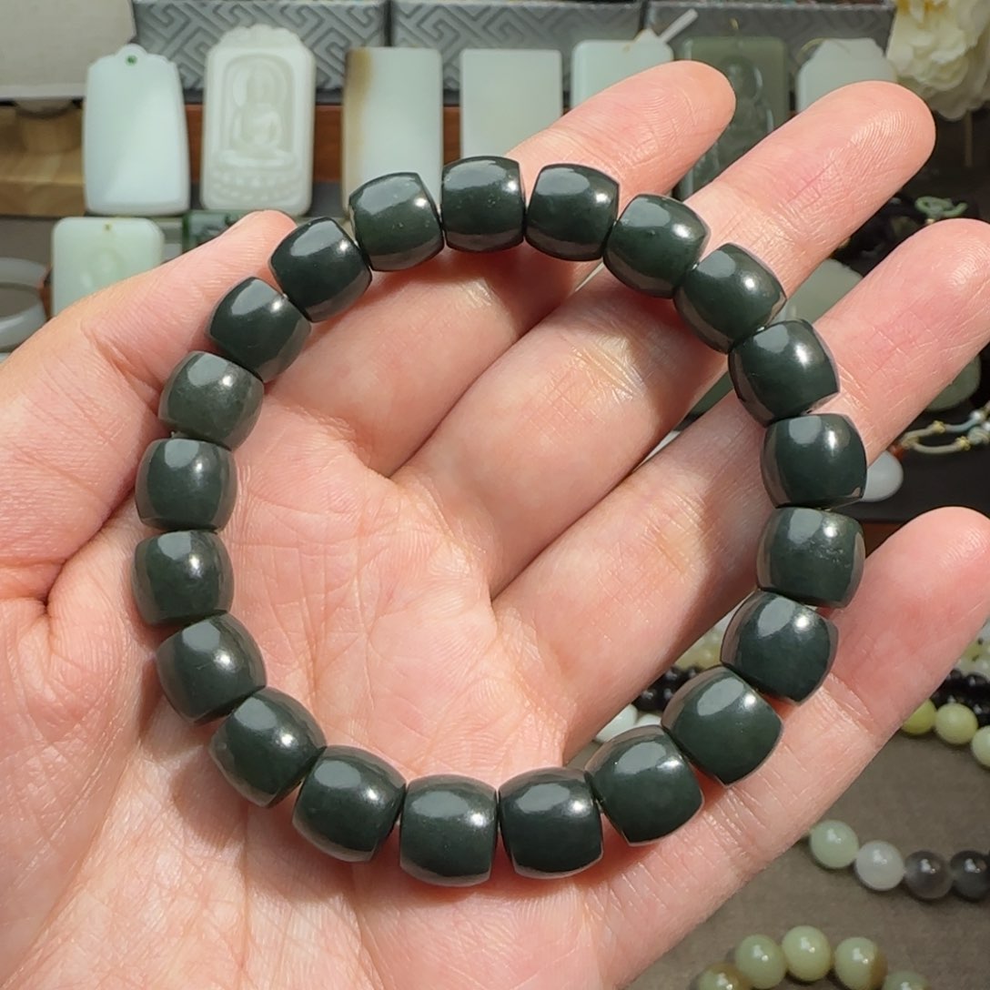 和田玉手链未镶嵌