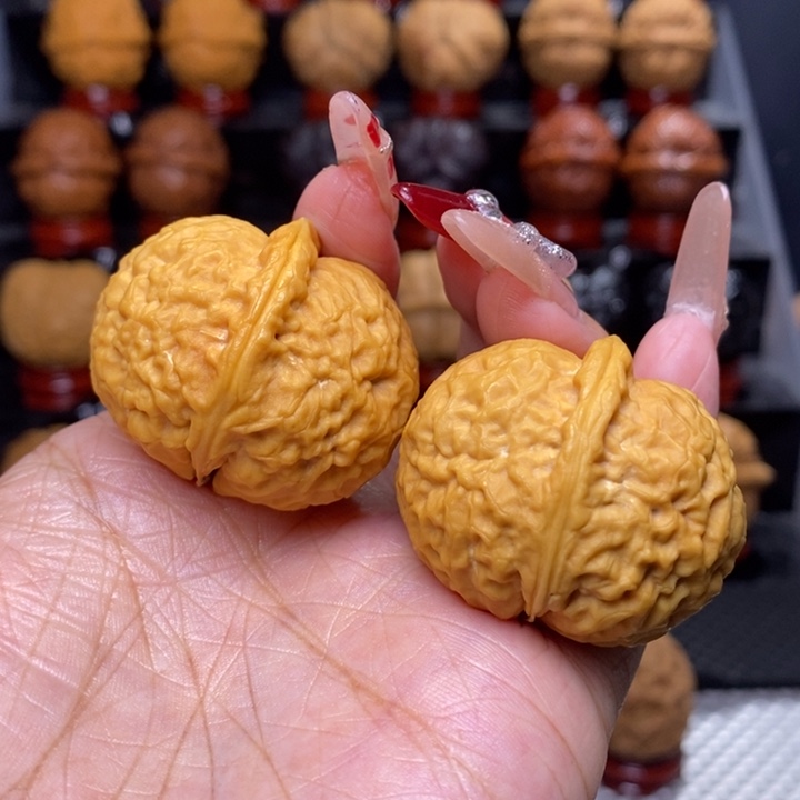 文玩核桃把件石奎元宝29号