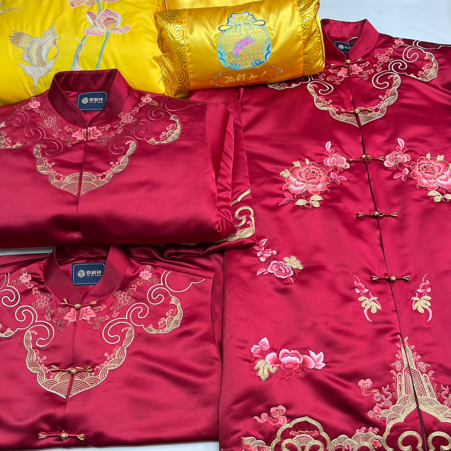 「闰年添福」女士中式寿服全套中国风传统服饰