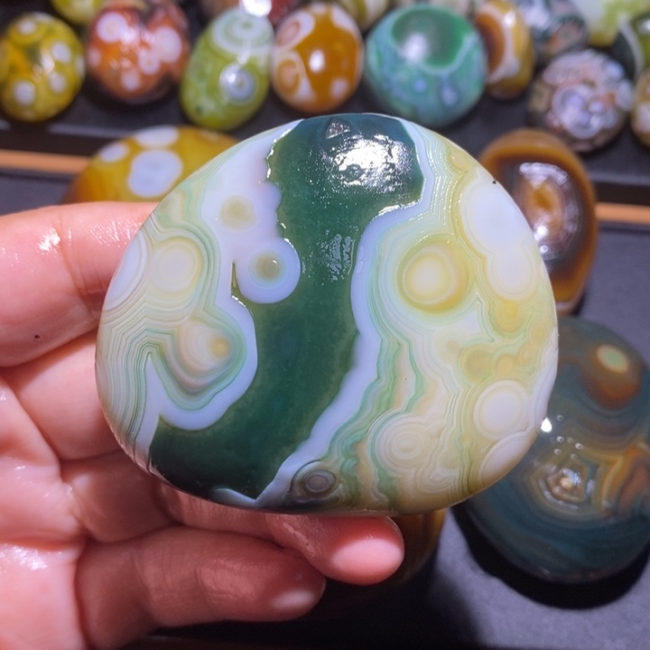 未镶嵌玛瑙/玉髓珠宝半成品