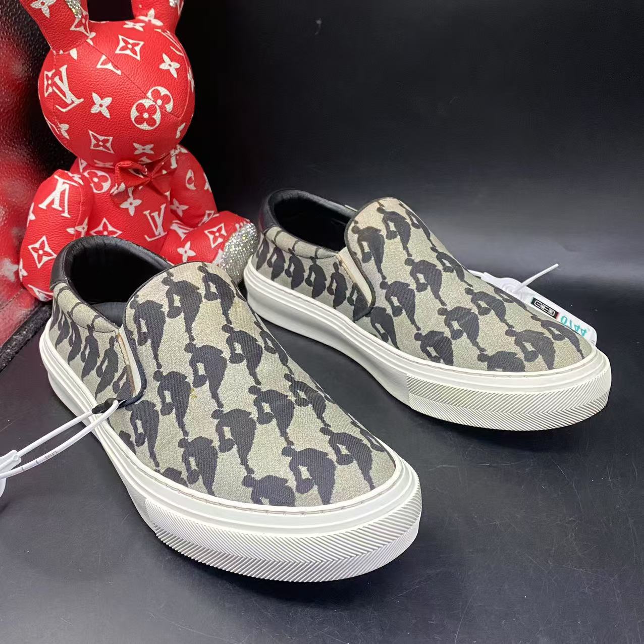 【聚星福利】LouisVuitton/路易威登NBA联名一脚蹬鞋40.5码ddm1833