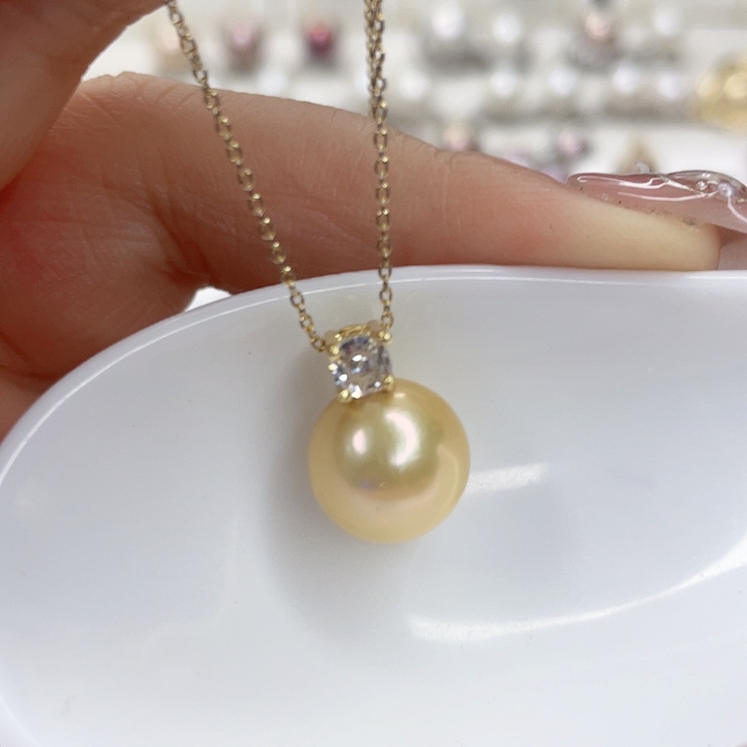 淡水珍珠未镶嵌吊坠(赠链)