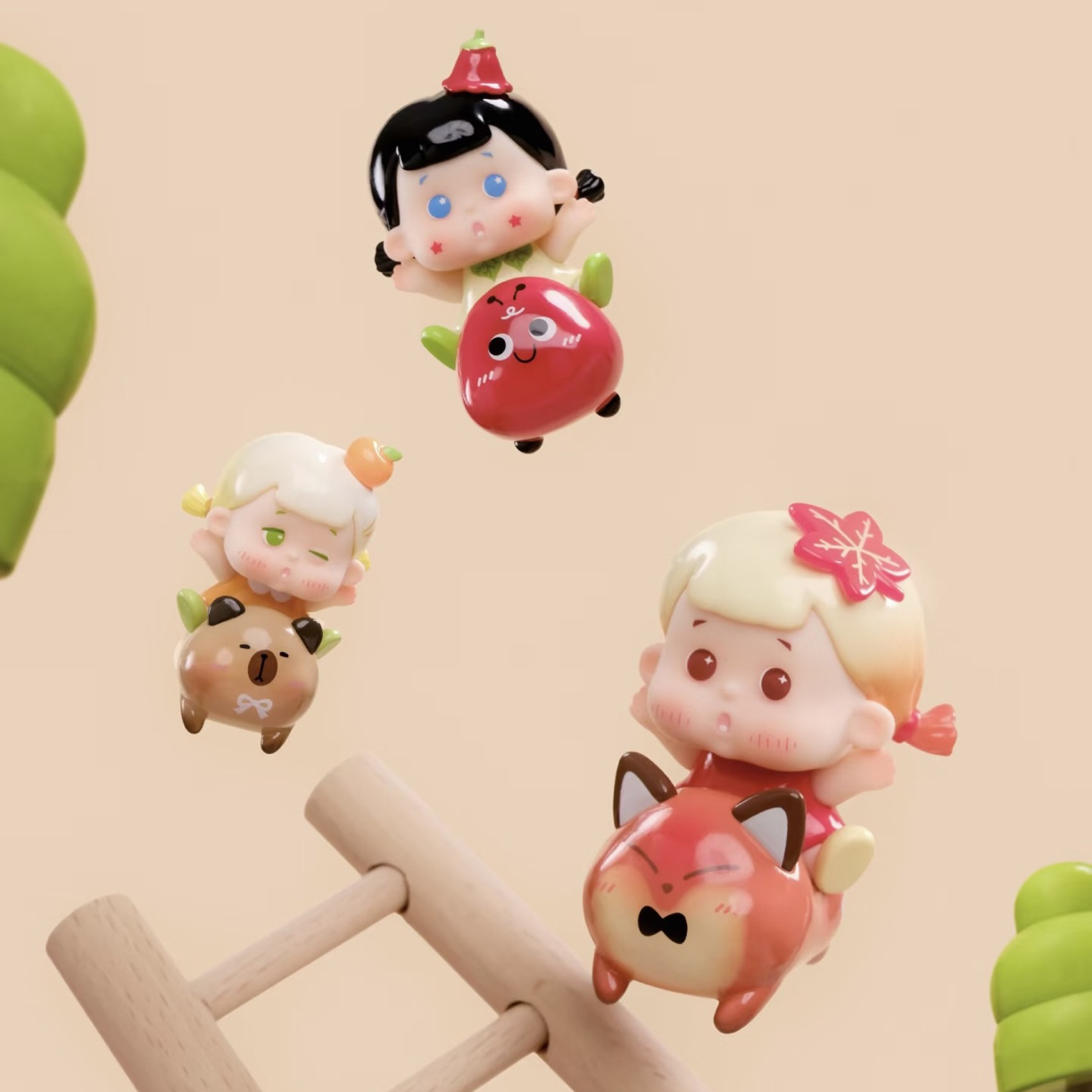 【代拆】啾啾咿JoJoY萌骑团系列mini潮玩手办盲盒