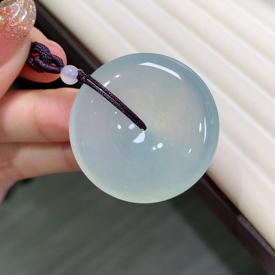 翡翠未镶嵌颈饰34.4-6.5