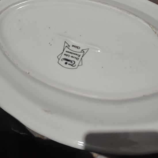 瓷鱼盘，国营四厂库存，