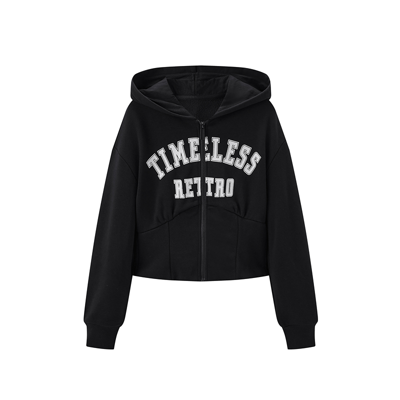 【金拐子专属】太平鸟连帽收腰卫衣时尚卫衣A3CRD4401