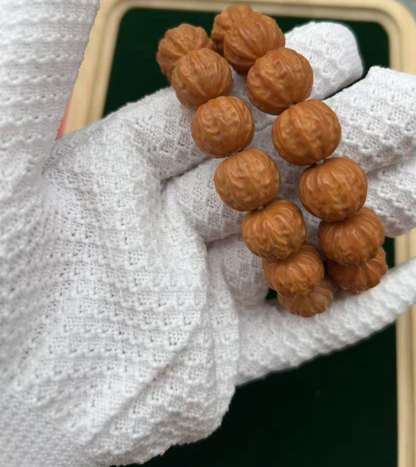 全品京八棱核桃手串土豪串南瓜桩凤羽手串