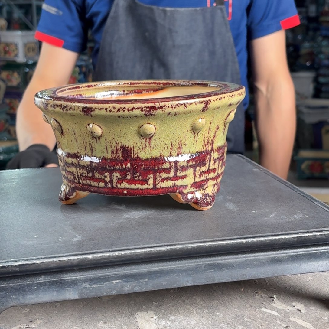 一风堂石湾花盆 内15*7.5