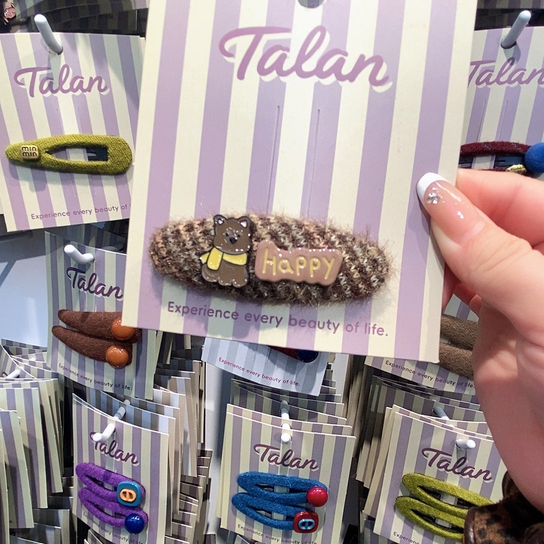 布艺铁合金掰掰夹