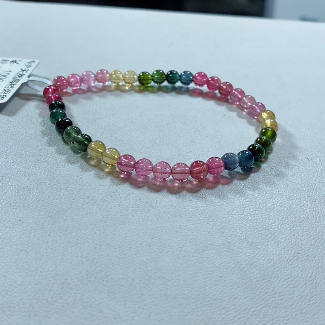 碧玺手链未镶嵌张*米碧玺