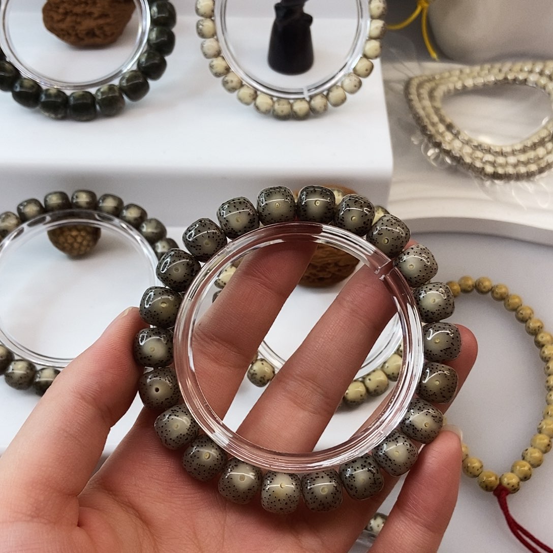 星月菩提手串卡10灰冰大眼小细星m3