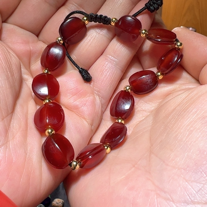 玛瑙/玉髓颈饰未镶嵌晨*