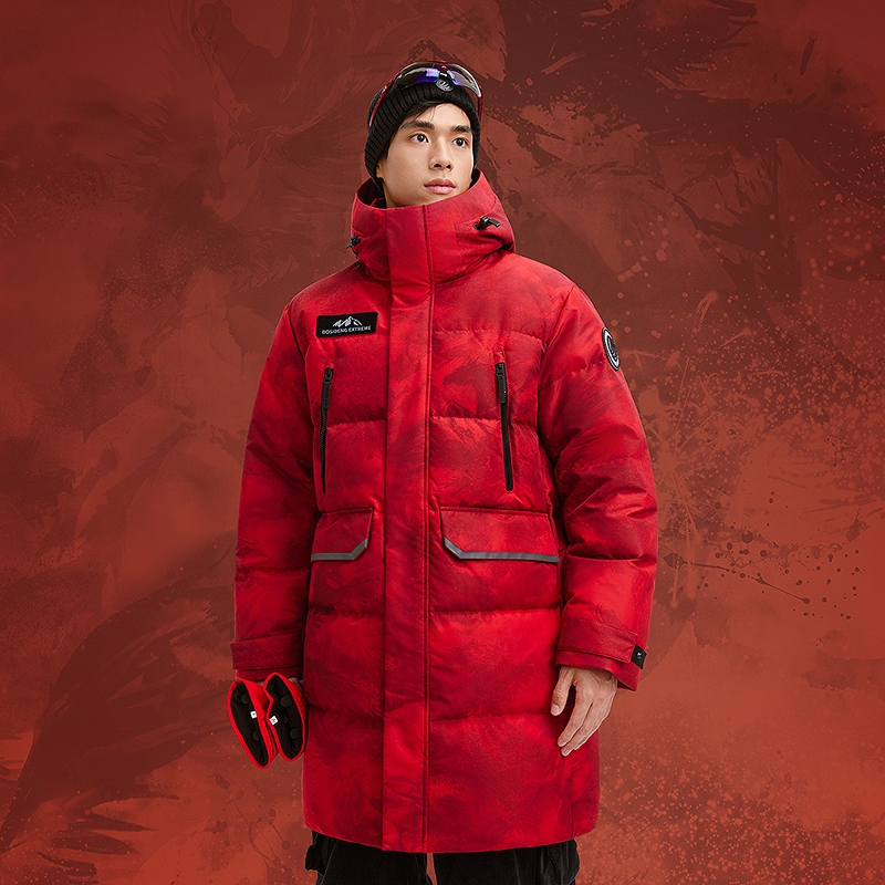 【新年限定】波司登马年联名90绒子鹅绒中性风情侣款连帽保暖羽绒服