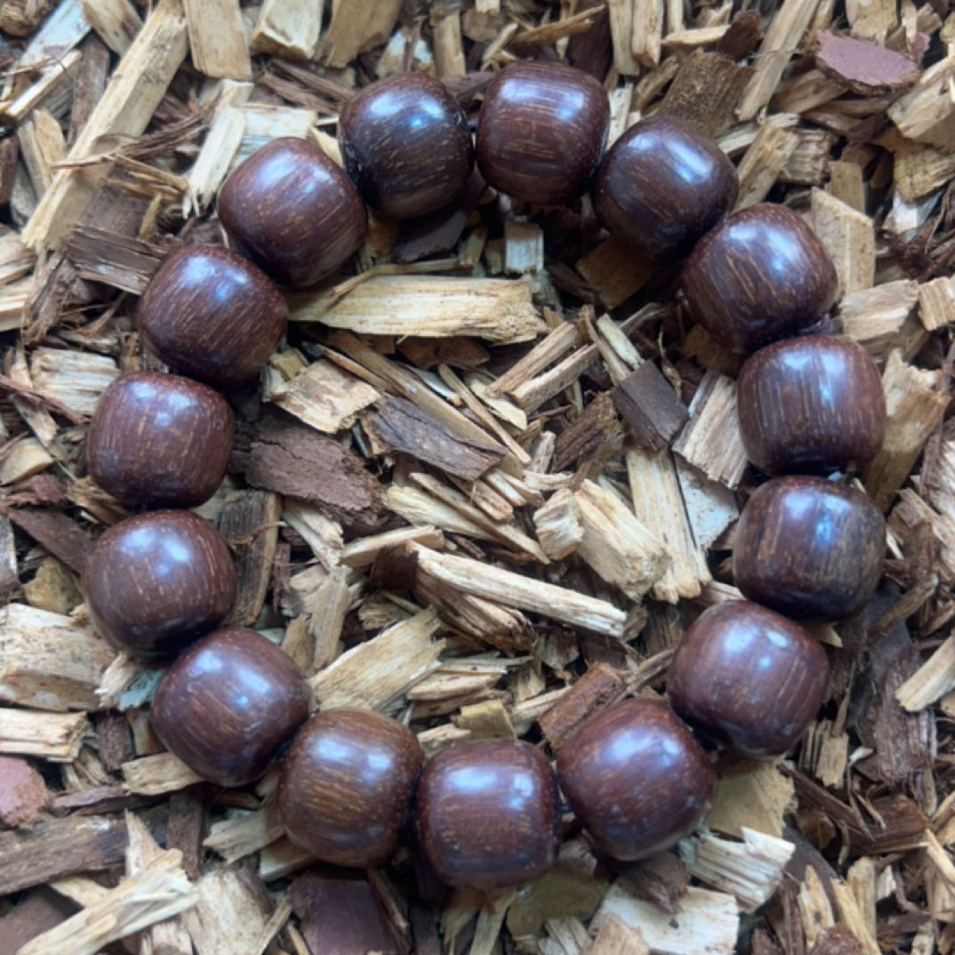 2 福来精选文玩沉香木作手串14mm