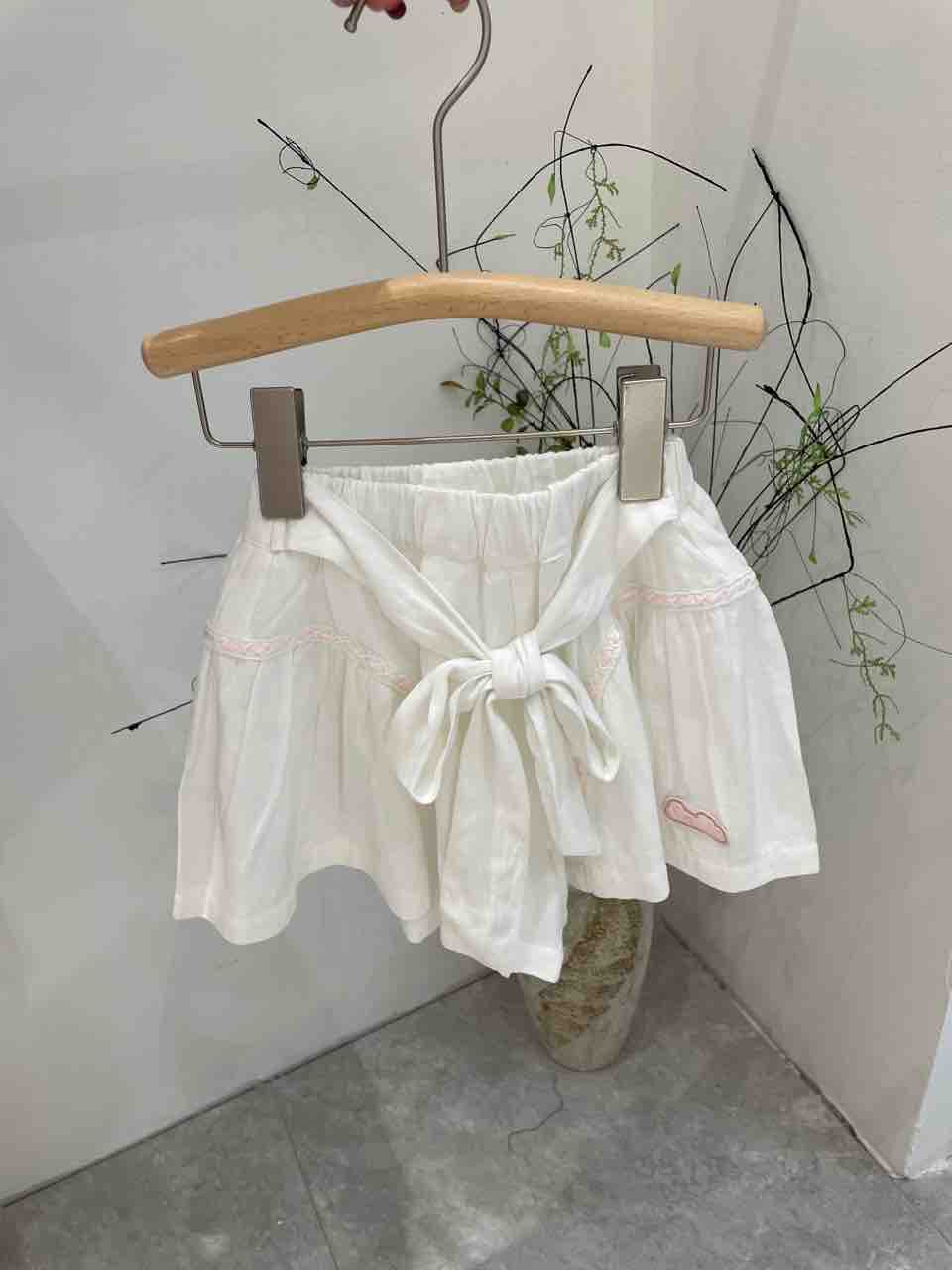 韩版童装小童女童蝴蝶结短裤