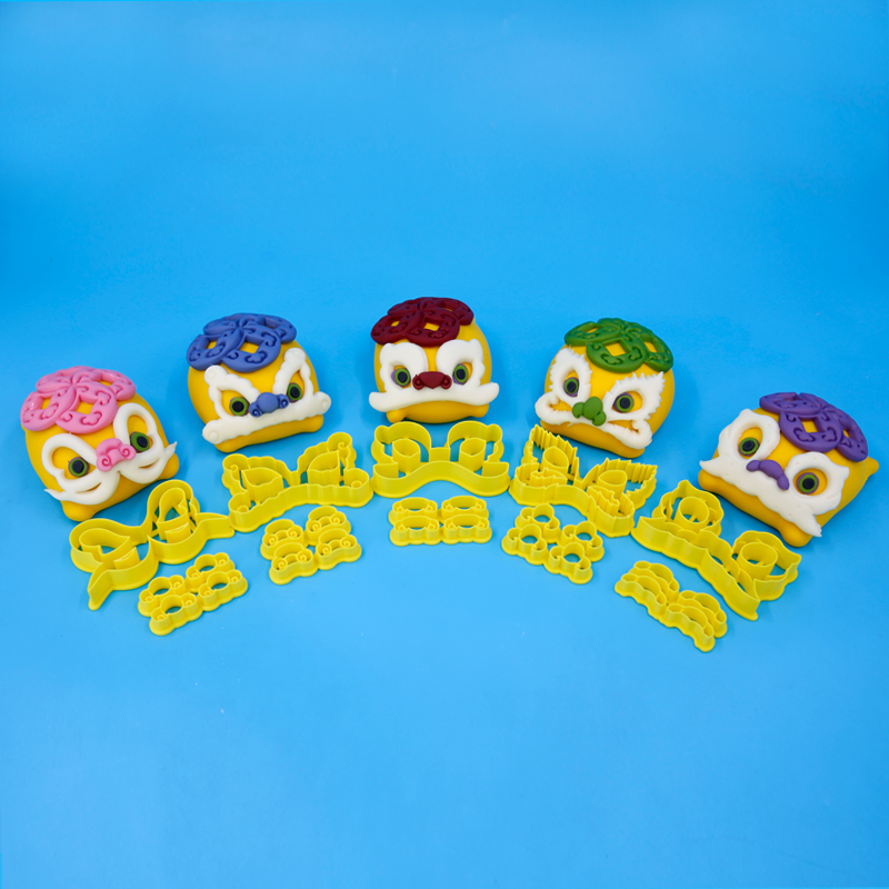 新款醒狮模具可爱馒头儿童醒狮馒头配件花饽饽模具配件家庭面食