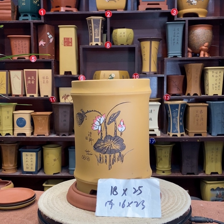 紫砂花盆紫砂花盆