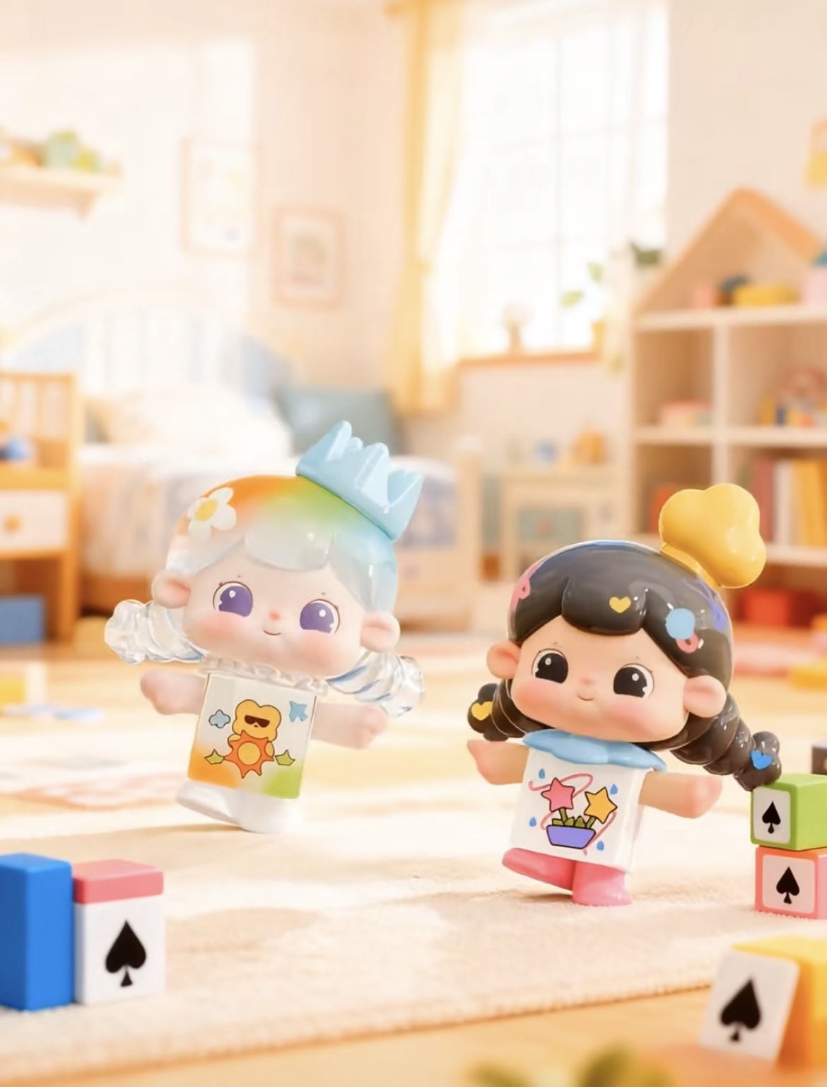 【淘淘代拆】糖糖心愿扑克二代萌粒潮玩可爱摆件