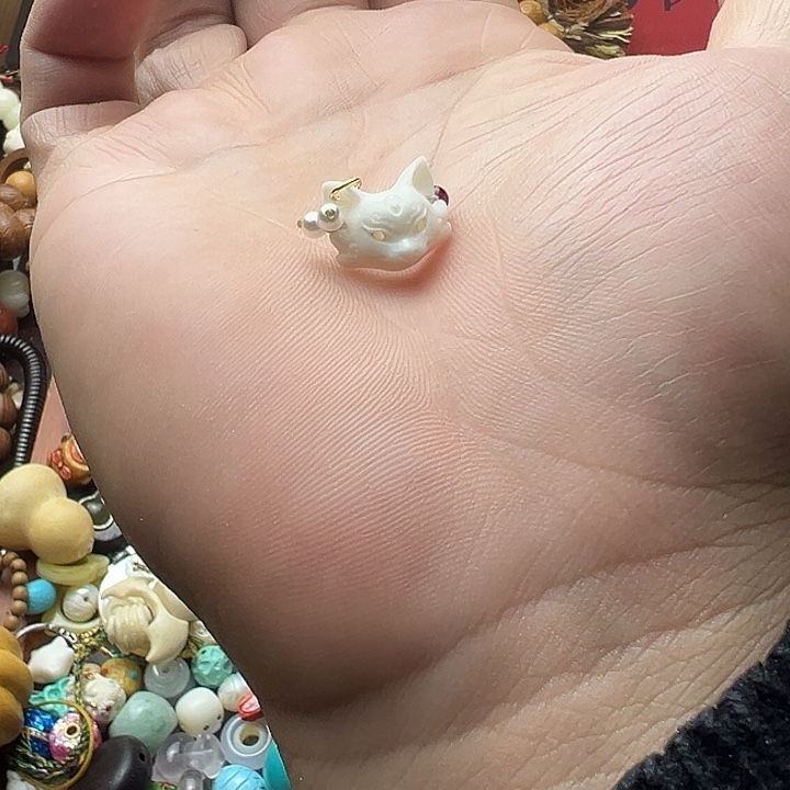 非金属驼骨狐狸面具卡环